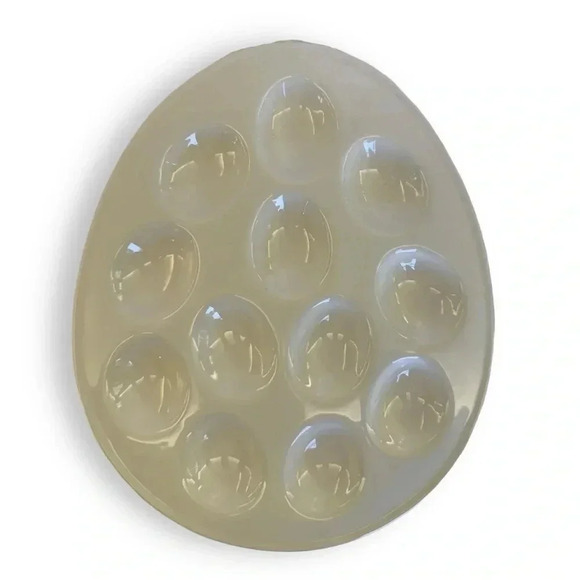 BIA CORDON BLEU Oval Deviled Egg Dishes - Set of 2 - Picture 4 of 7